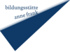Zeigt Logo und öffnet beim Anklicken Webseite der Bildungsstätte Anne Frank 